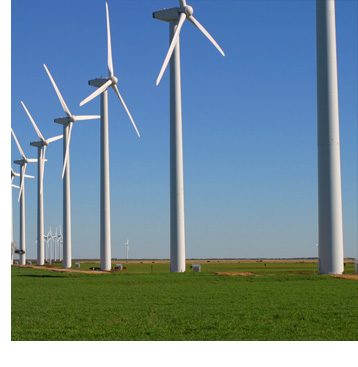 wind turbines