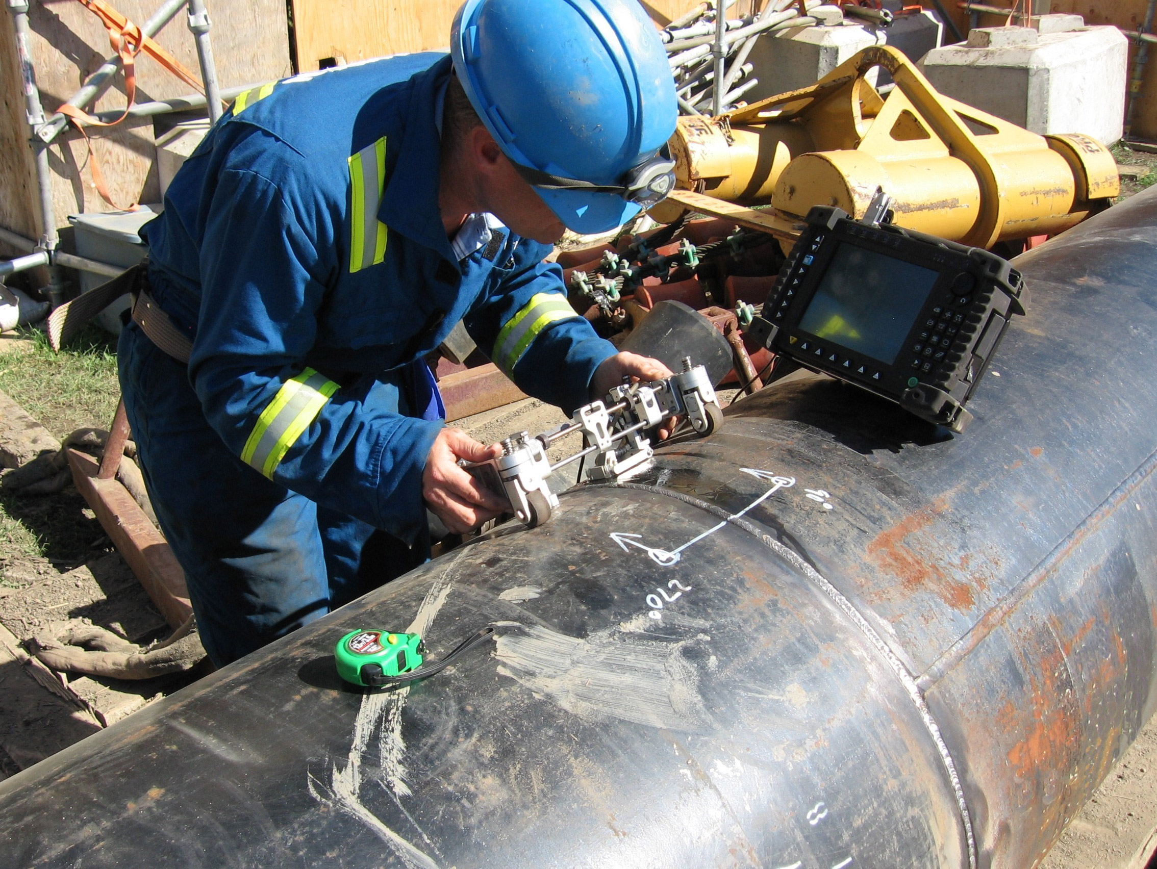 Pipeline welding inspector