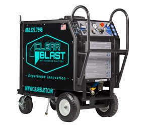 clearblast 150 wet media blaster rental unit