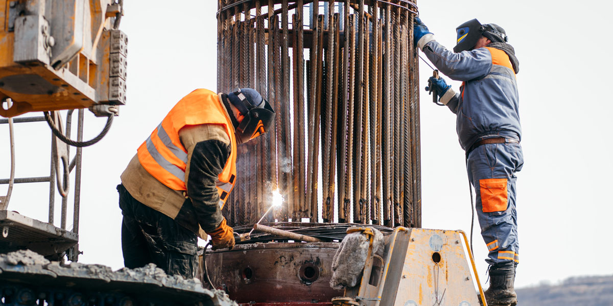 Welding in the Construction Industry TIG MIG Stud Welders Red