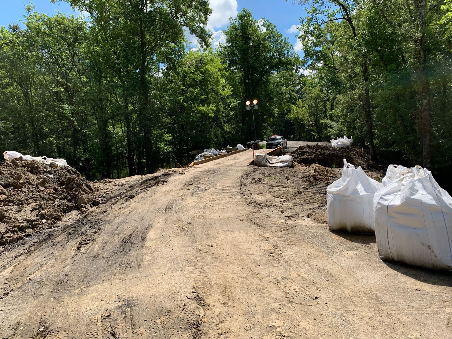 emergency power supply for flooding in louisiana bayou